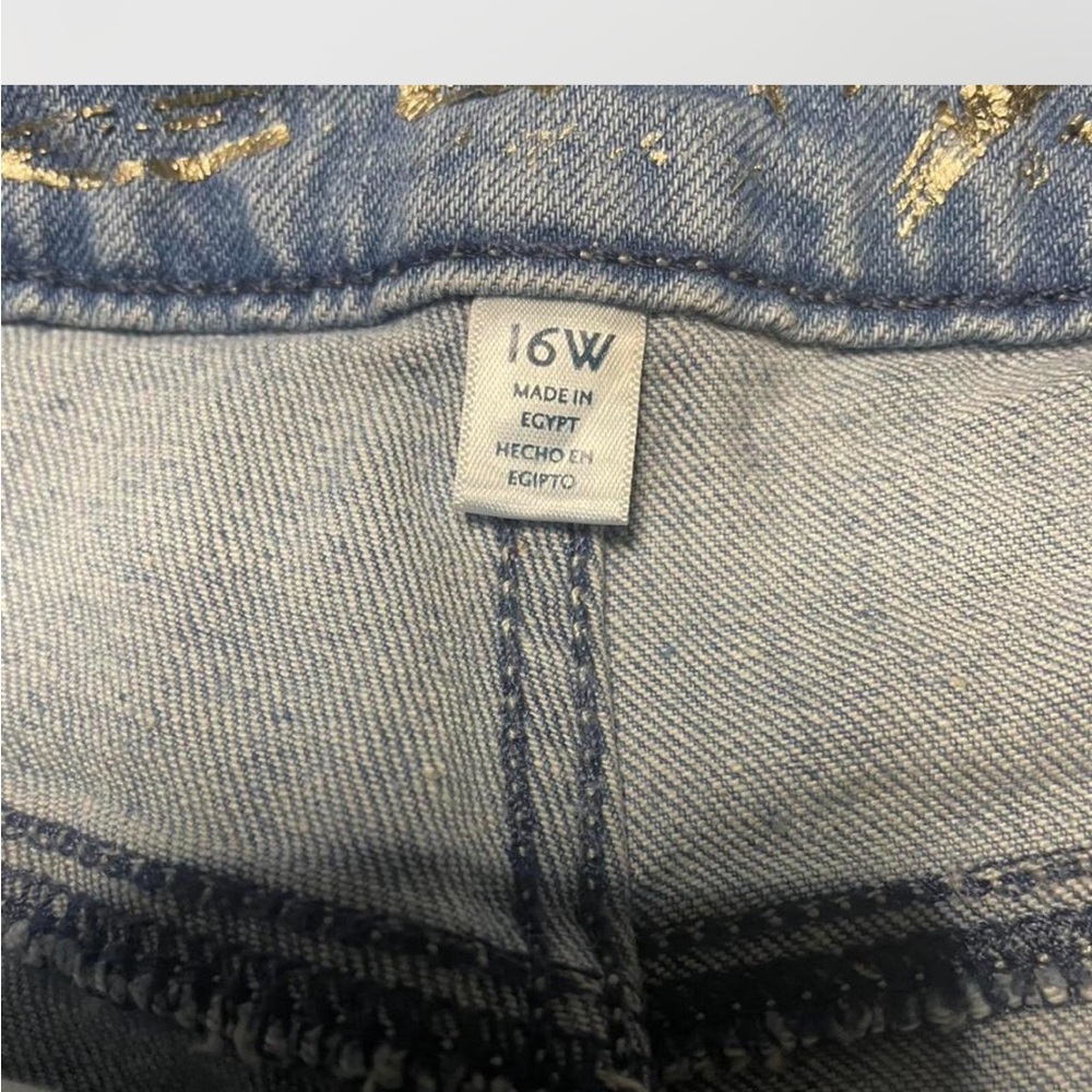 💰SALE 
Seven7 Women's Light Stone Washed Boot Cut Jeans 16W - Picture 5 of 8